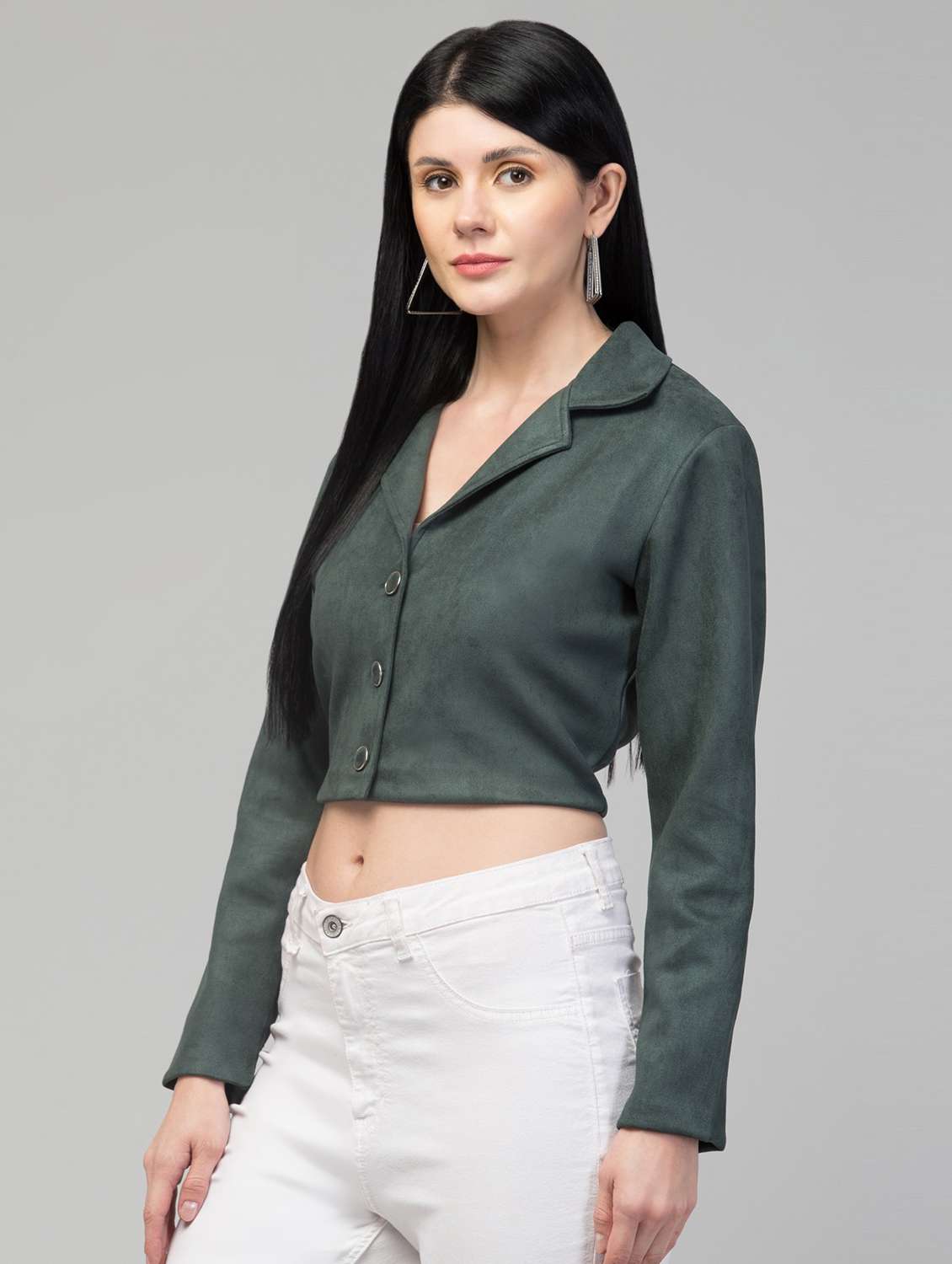 single breasted solid blazer - 19921791 -  Standard Image - 1