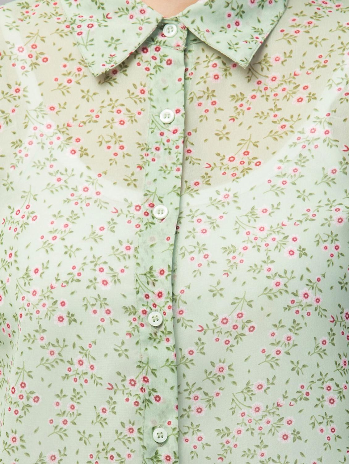 floral printed regular shirt - 19921834 - Standard Image - 4