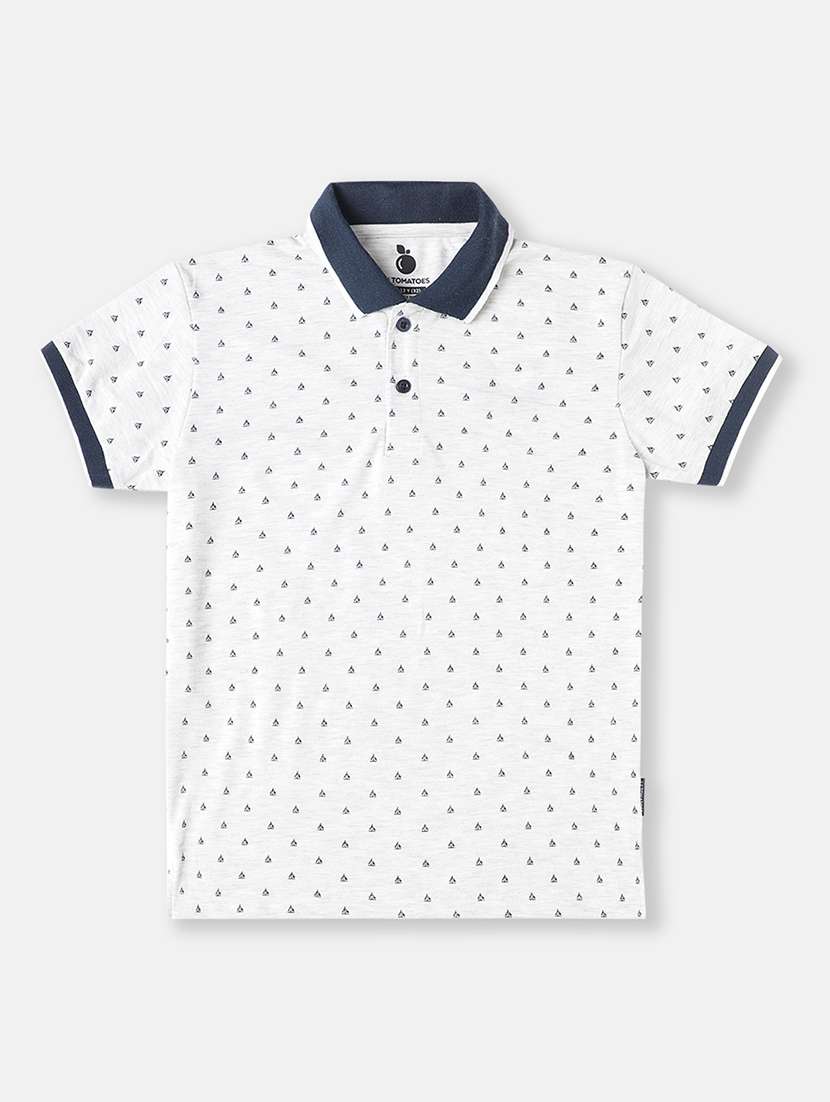 lil tomatoes boys cotton pique polo t-shirt