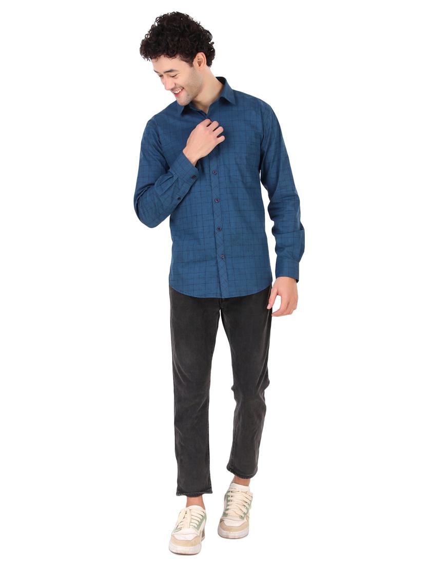 mens checks casual shirt - 19925029 - Standard Image - 4