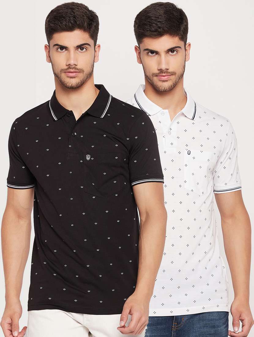 pack of 2 cotton polo t-shirt