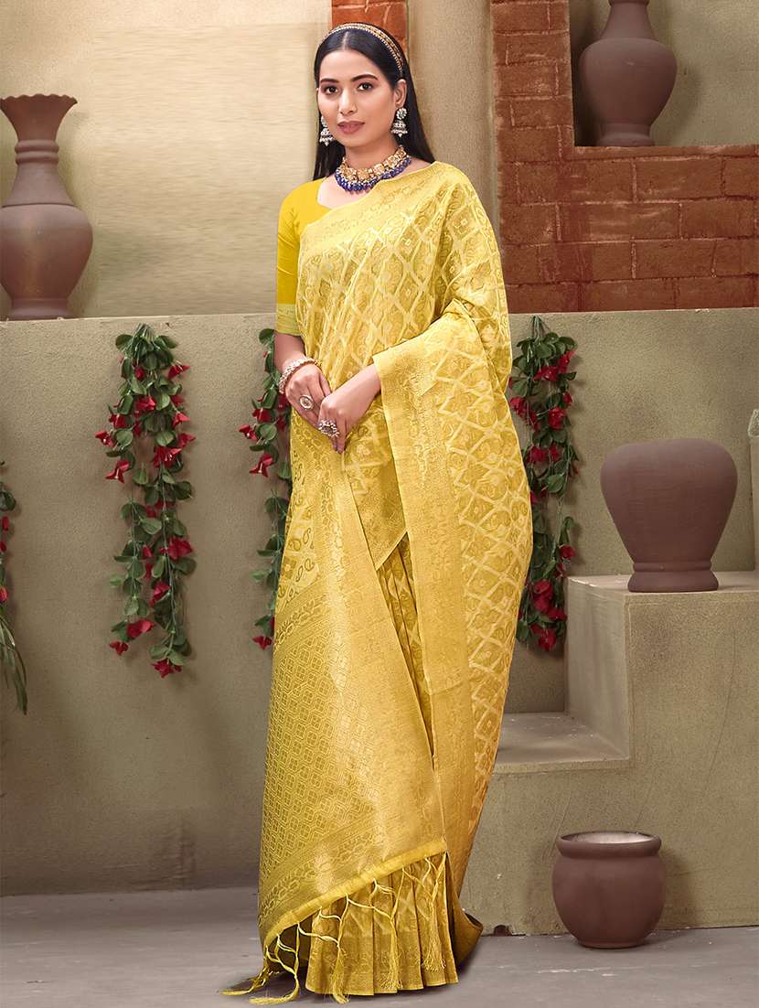 women's banarasi saree with blouse