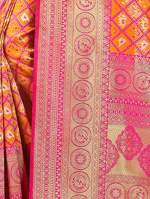 women's banarasi saree with blouse - 19925473 - Standard Image - 1