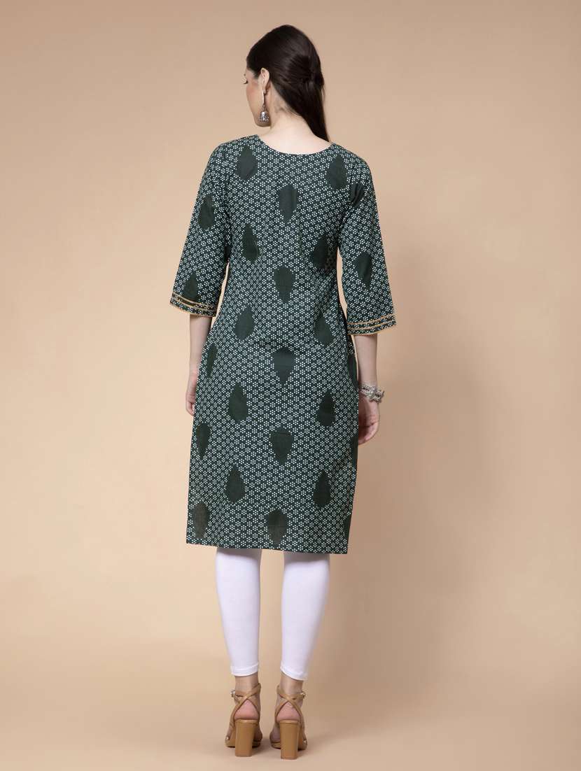 women's straight kurta - 19925633 -  Standard Image - 4