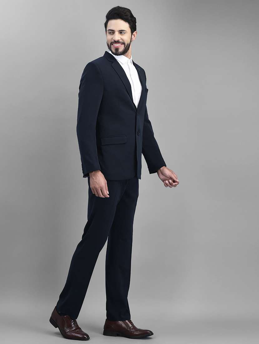 men's solid 2-piece suits set - 19925681 -  Standard Image - 1