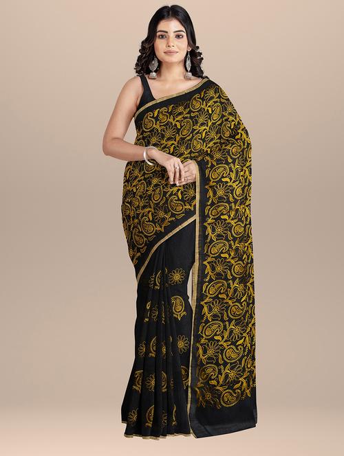 women's embroidered saree with blouse - 19925805 -  Standard Image - 0