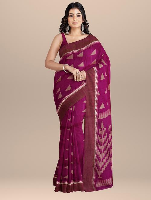 women's self design purple colored saree with blouse - 19925862 - Standard Image - 0