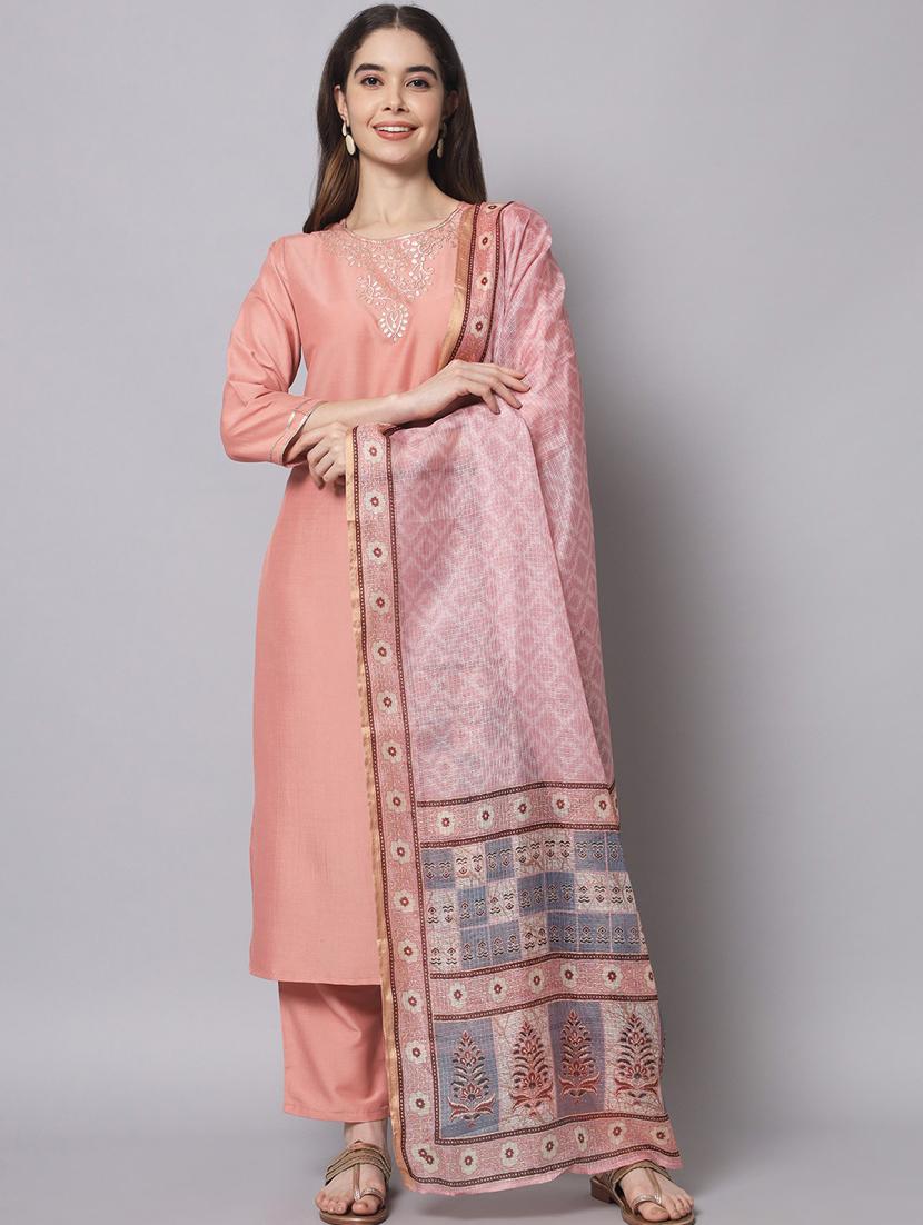 gota work kurta pant set - 19927679 - Standard Image - 1