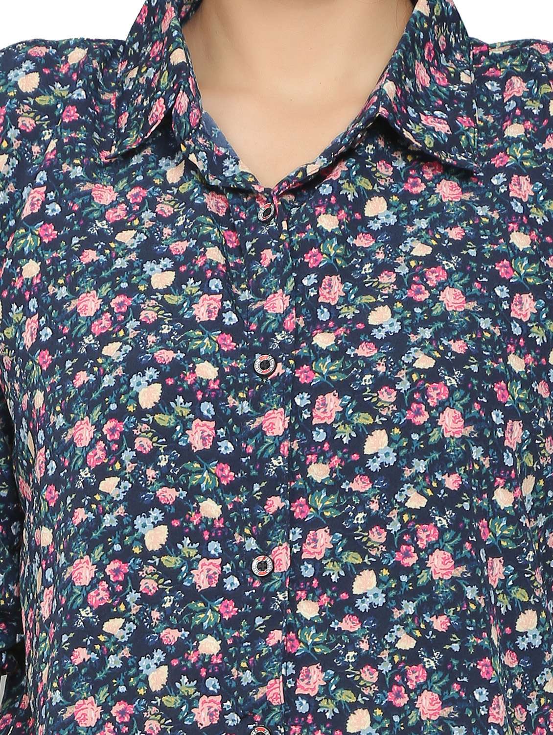 multi colored cotton blend regular shirt - 19938157 -  Standard Image - 4