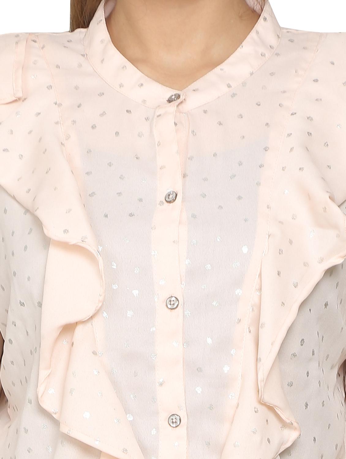 rosewater crepe regular shirt - 19938174 - Standard Image - 4
