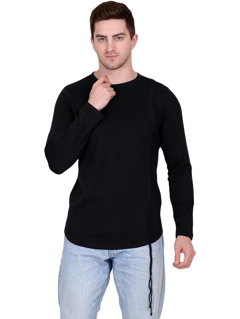 round neck solid regular t-shirt - 19938375 - Zoom Image - 0