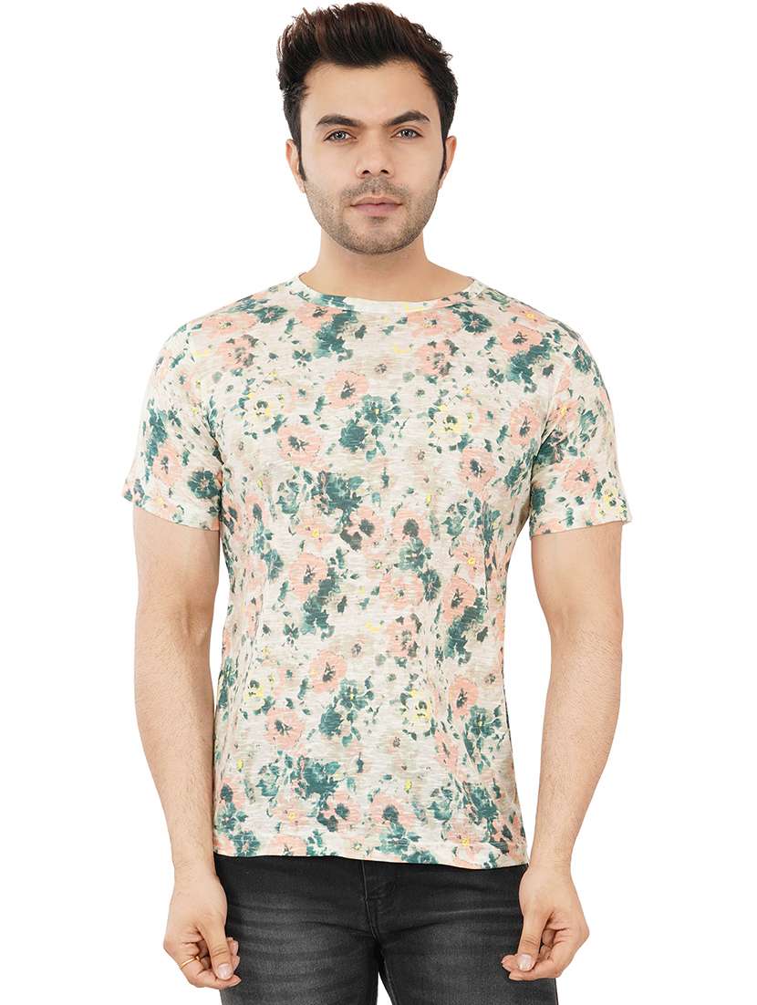round neck printed regular t-shirt