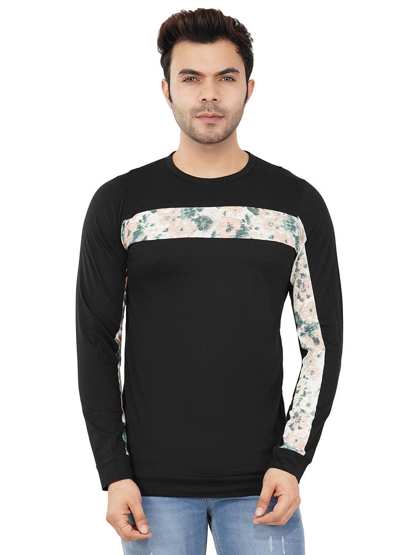 round neck taped regular t-shirt - 19938435 - Zoom Image - 0