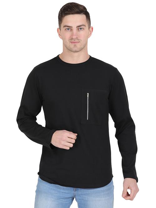 round neck solid regular t-shirt - 19938459 - Standard Image - 0