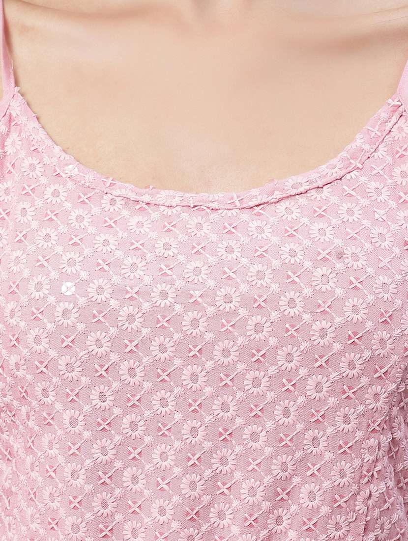 self designed sequin work shoulder strap peplum top - 19938709 -  Standard Image - 4