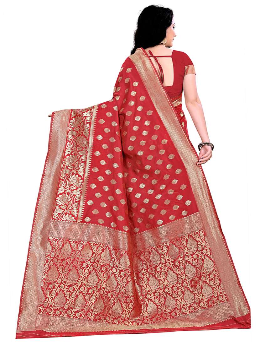 women's banarasi saree with blouse - 19941186 -  Standard Image - 1