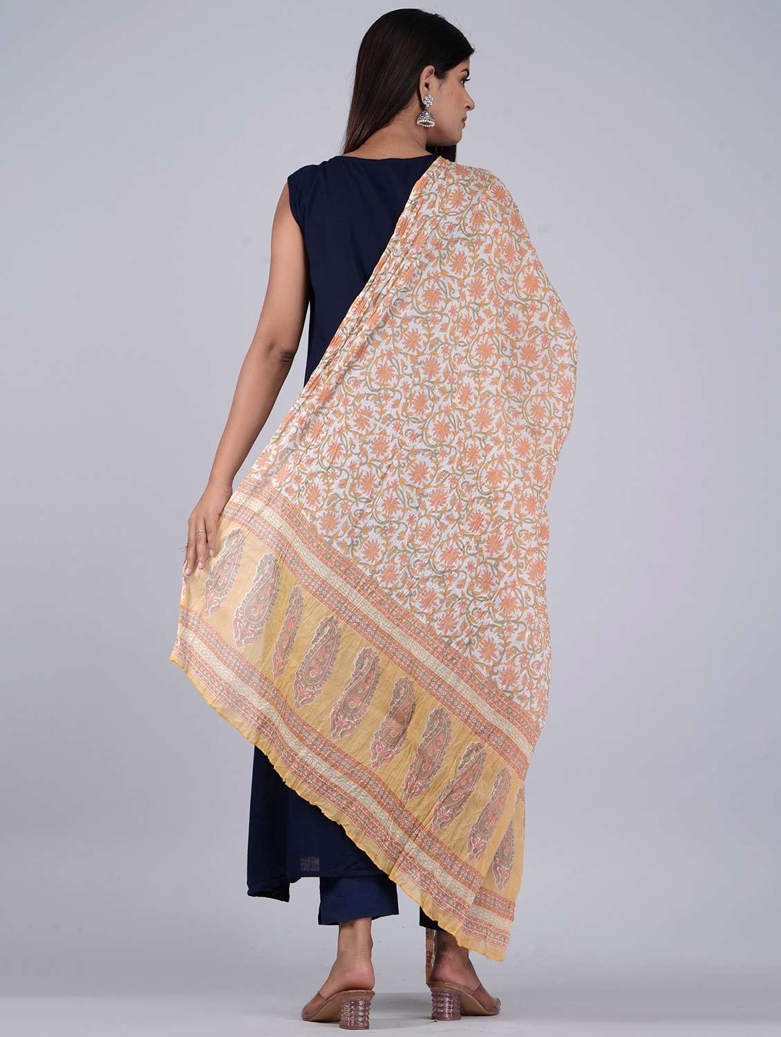 floral printed dupatta - 19941640 -  Standard Image - 1