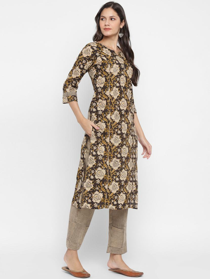 printed kurta pant set - 19942645 - Standard Image - 1