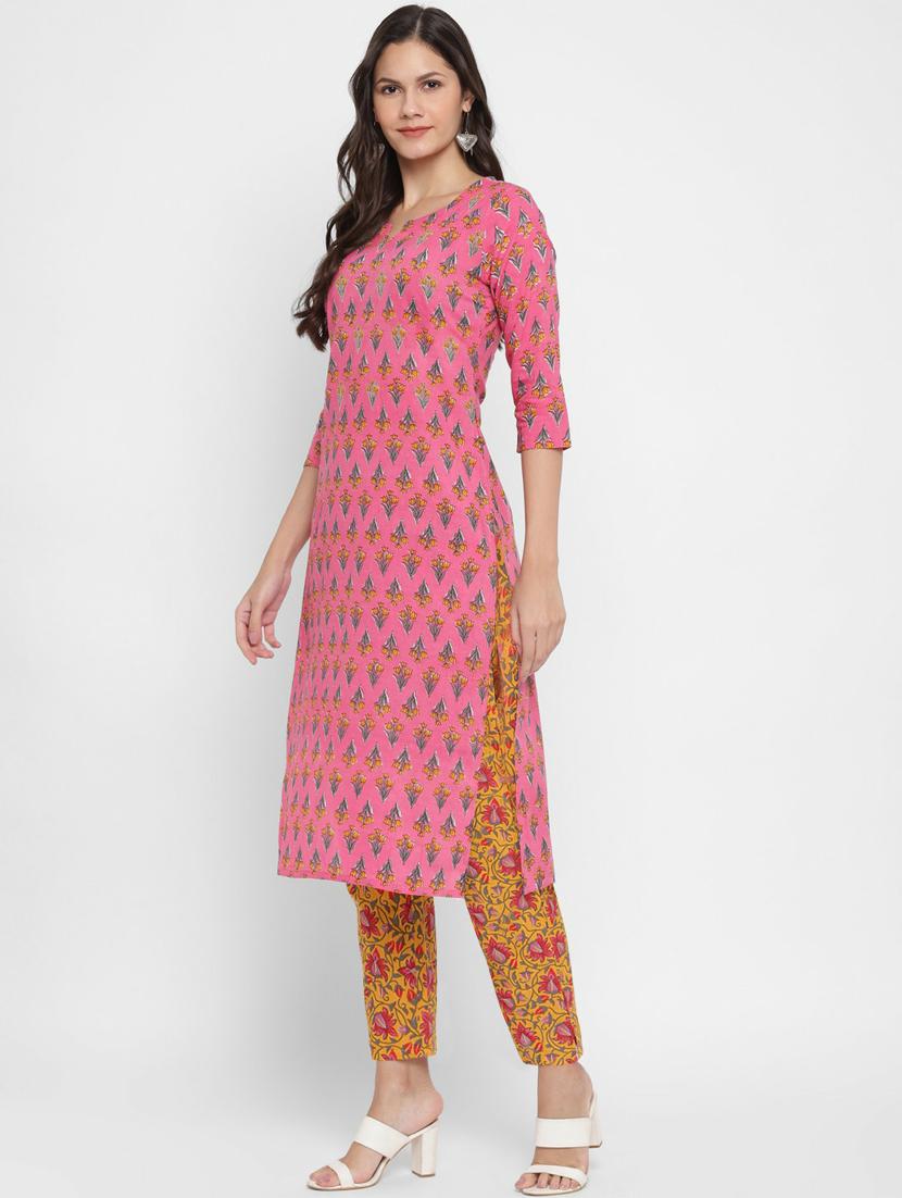 printed kurta pant set - 19942648 - Standard Image - 1