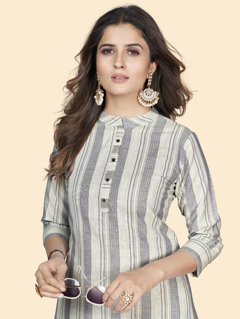 stripes kurta pant set - 19942744 - Standard Image - 4