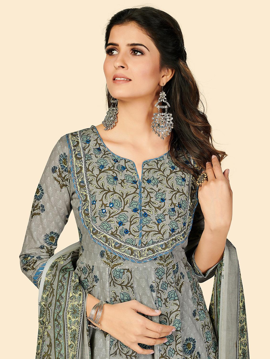 printed kurta dupatta set - 19942848 - Standard Image - 4