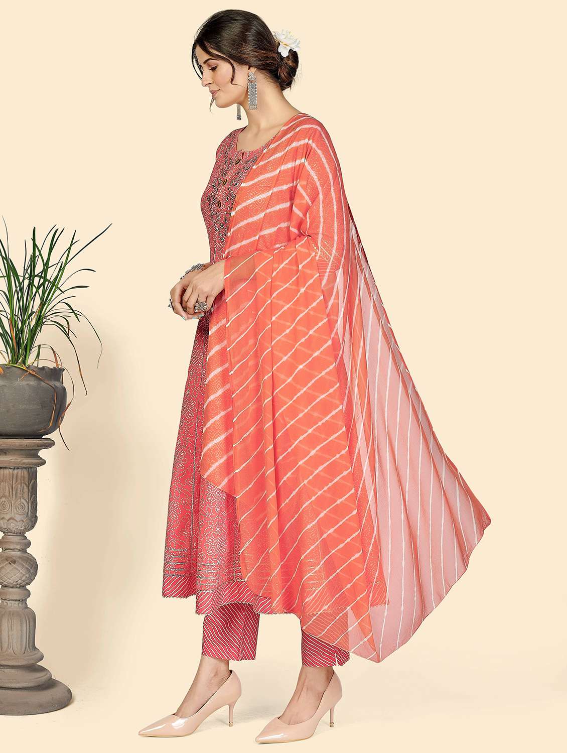 Printed Kurta Dupatta Set - 19942862 -  Standard Image - 1