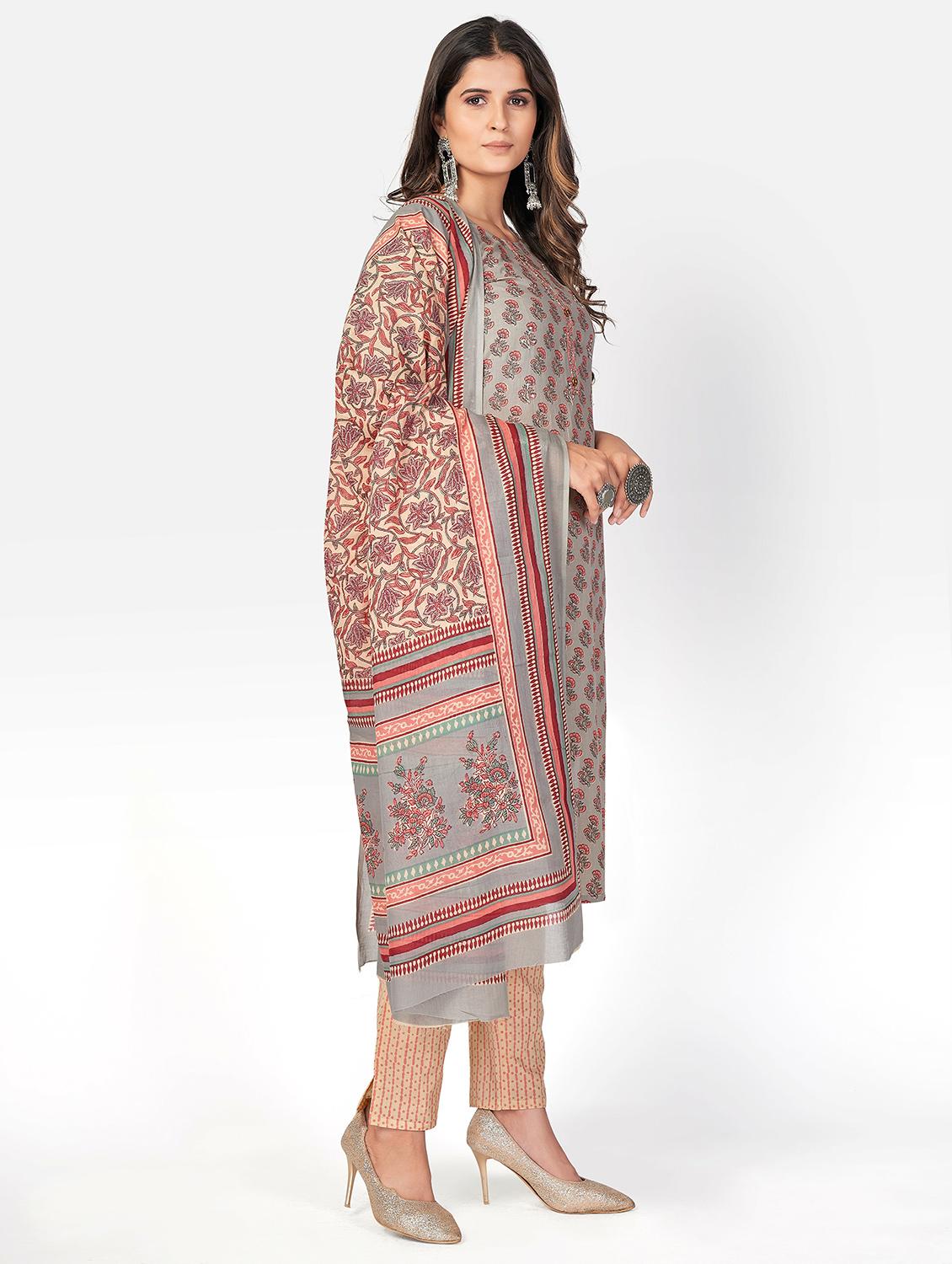 printed kurta dupatta set - 19942960 - Standard Image - 1