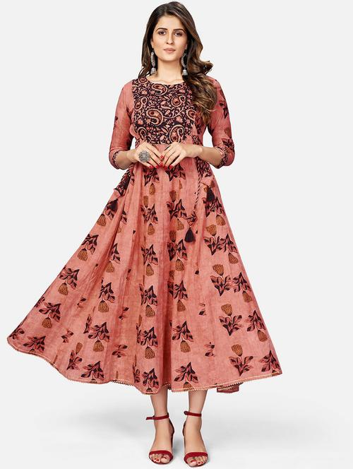 women's flared kurta - 19942982 - Standard Image - 0