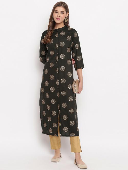 women's straight kurta - 19943011 -  Standard Image - 0