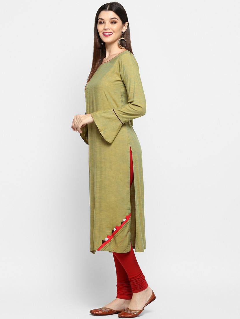women's straight kurta - 19943099 -  Standard Image - 1