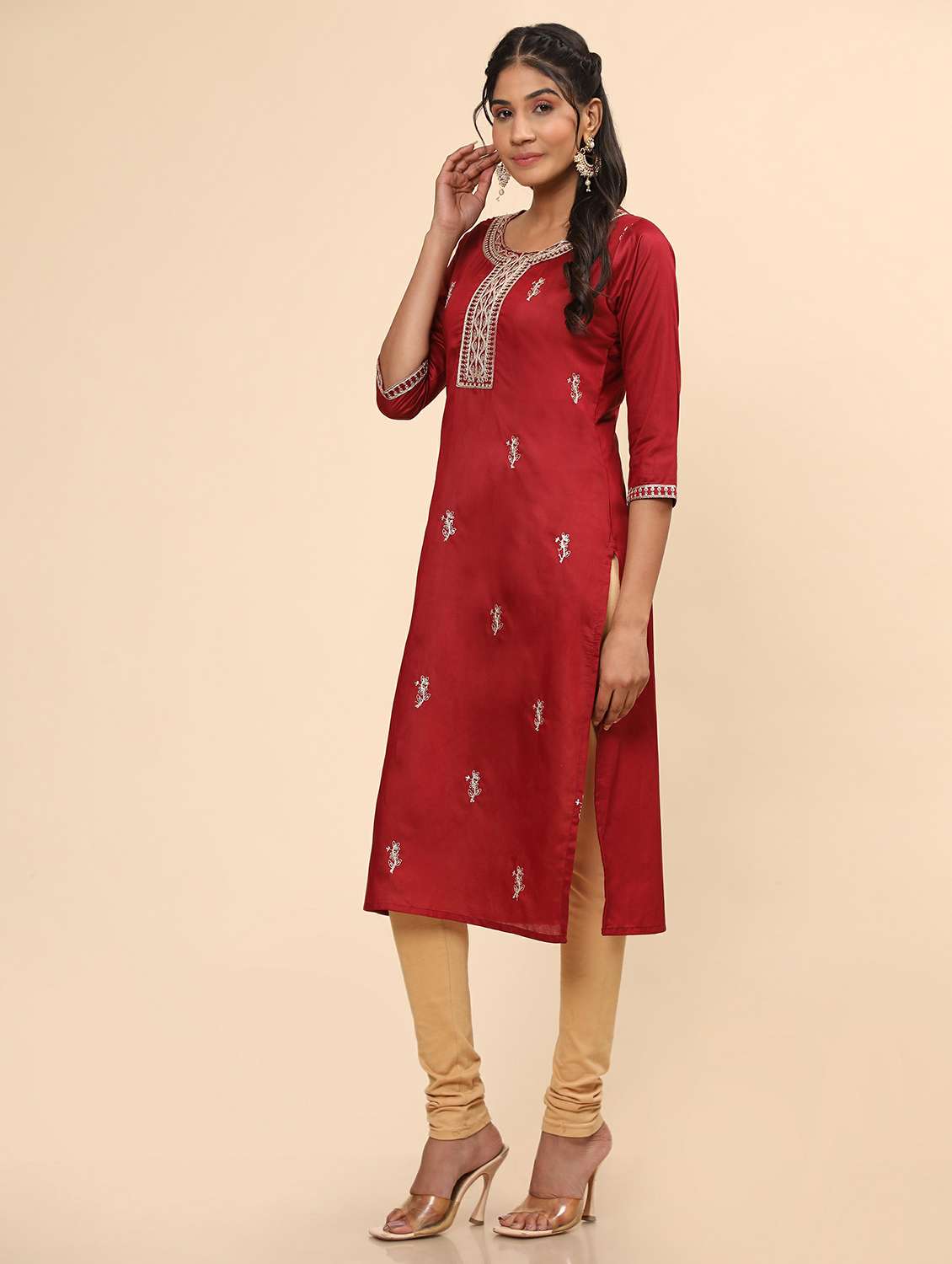women's straight kurta - 19943173 -  Standard Image - 1