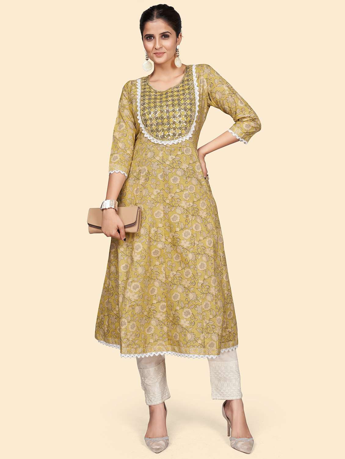 women's a-line kurta - 19943209 - Standard Image - 1