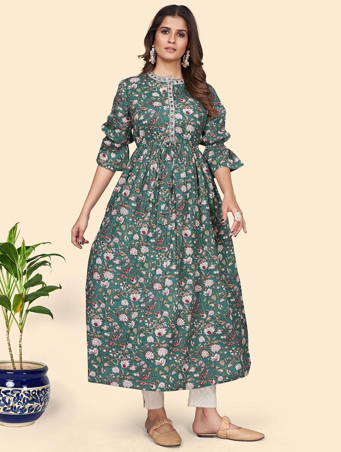 women's flared kurta - 19943231 - Zoom Image - 0