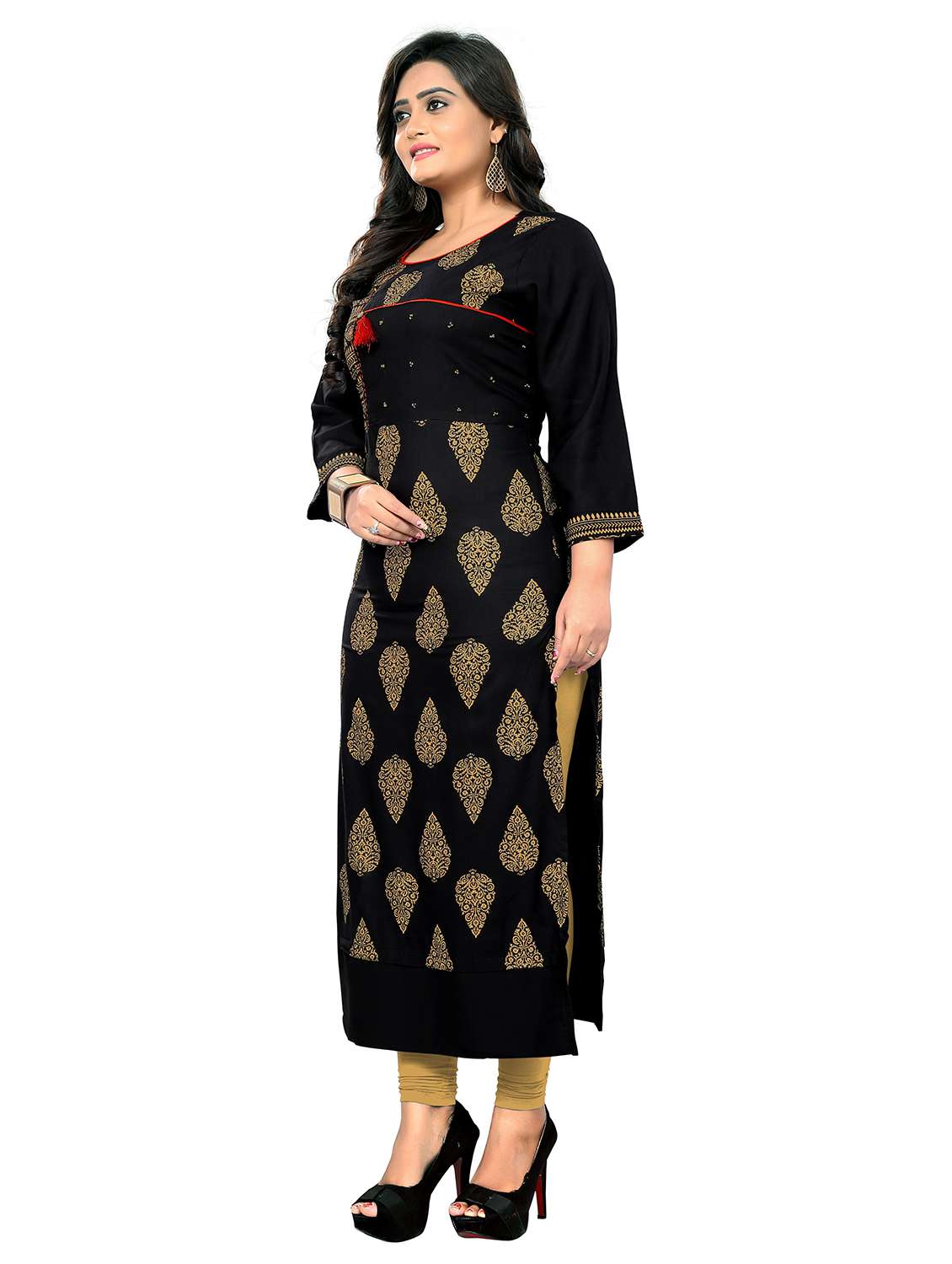 women's straight kurta - 19943328 -  Standard Image - 1