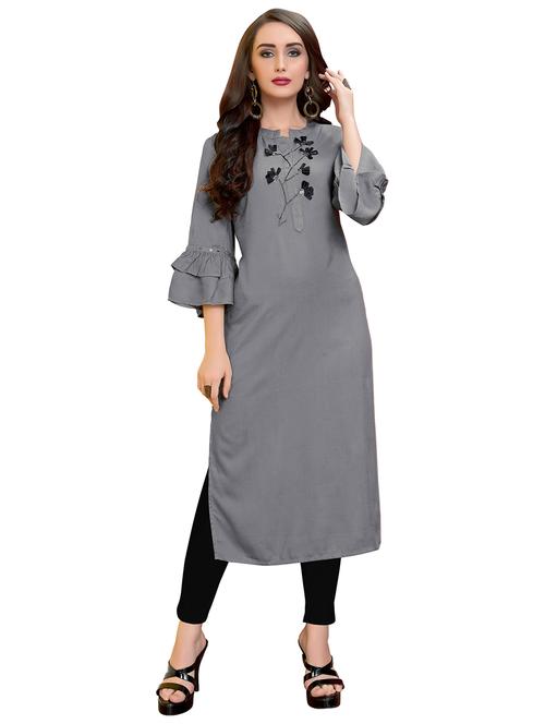 women's straight kurta - 19943401 - Standard Image - 0
