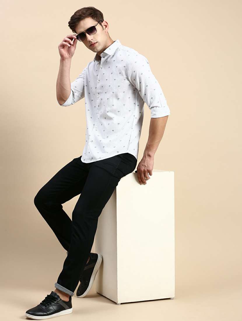 mens stripes casual shirt - 19944502 -  Standard Image - 4