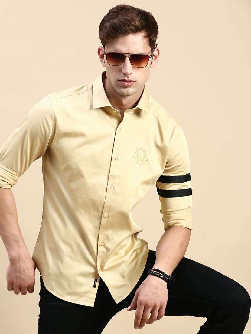mens solid casual shirt - 19944518 -  Standard Image - 4