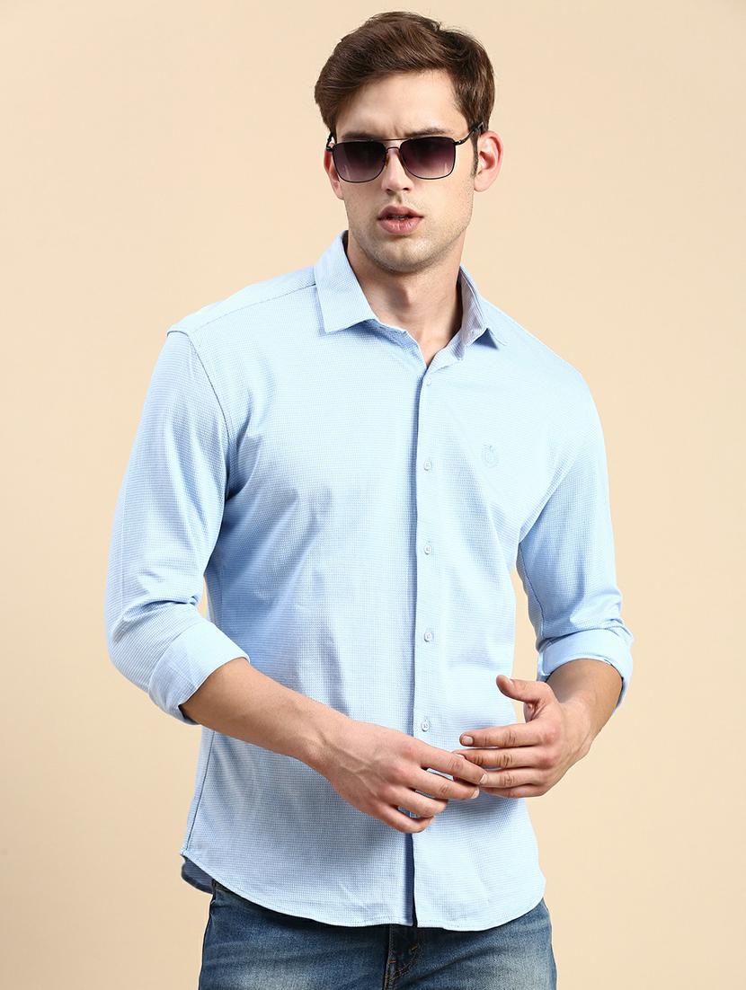 mens solid casual shirt - 19944528 - Standard Image - 1