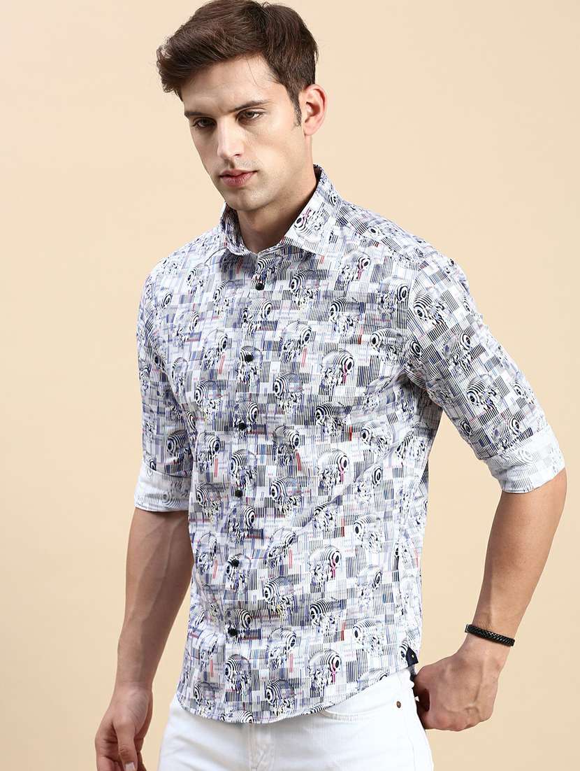 mens quirky casual shirt - 19944548 -  Standard Image - 1