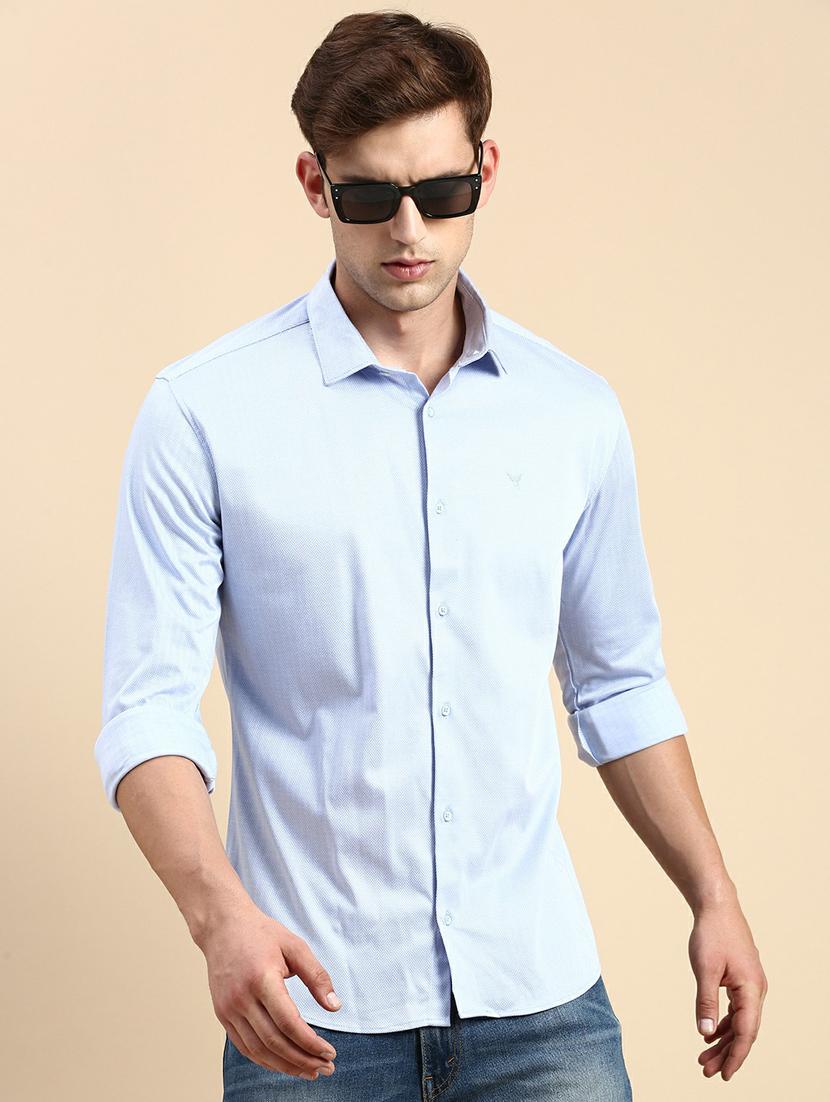 mens solid casual shirt - 19944554 - Standard Image - 1