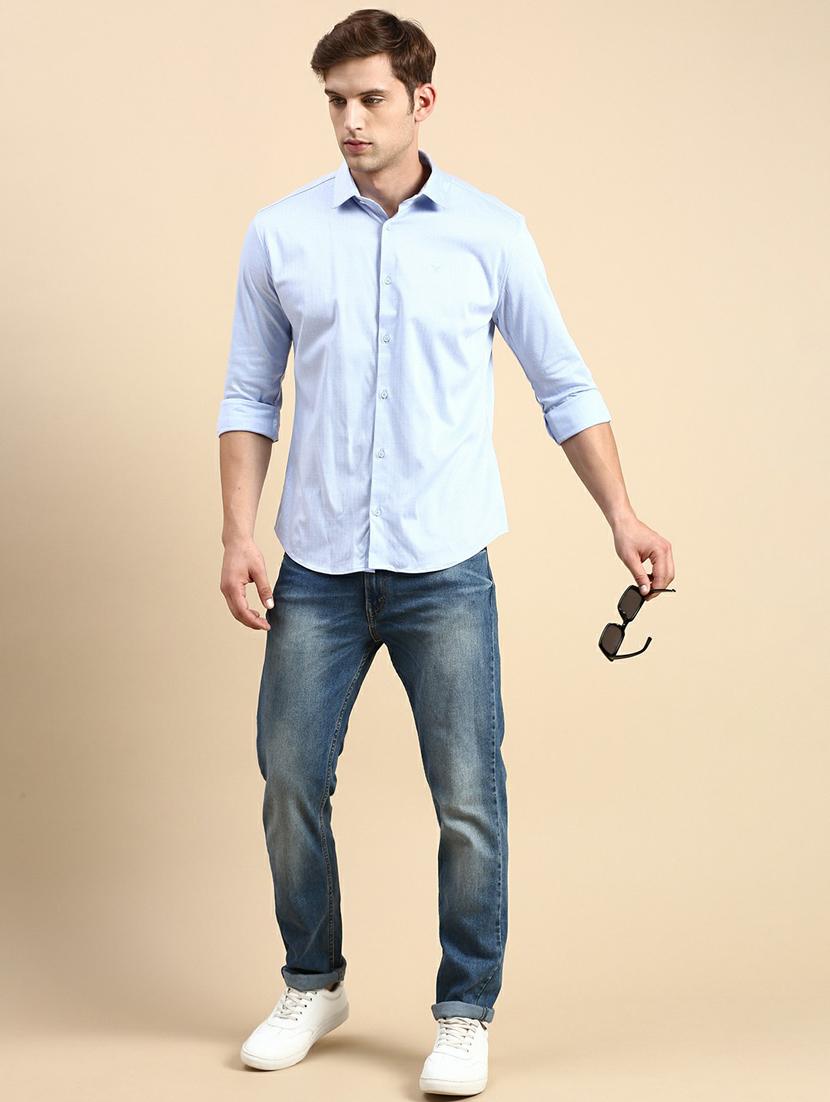 mens solid casual shirt - 19944554 - Standard Image - 4
