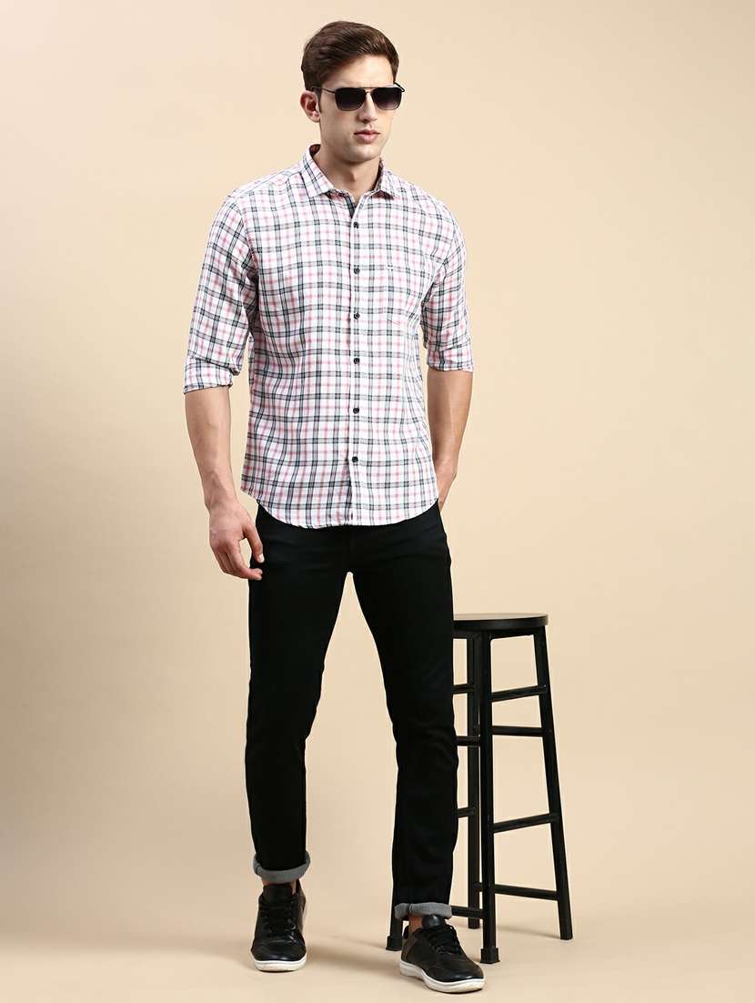 mens checks casual shirt - 19944568 -  Standard Image - 4