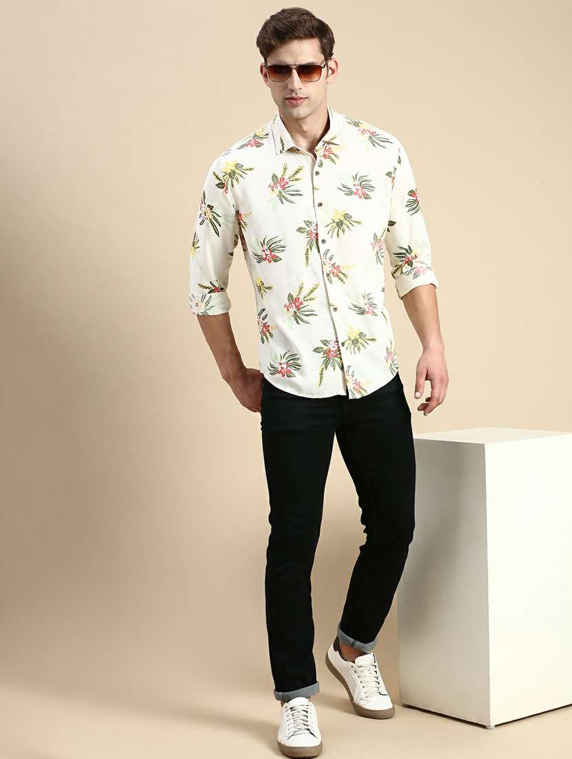 mens florals casual shirt - 19944599 -  Standard Image - 4