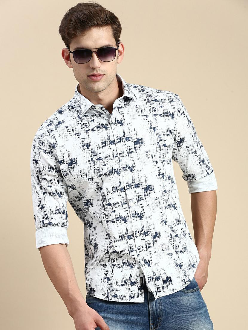 mens printed casual shirt - 19944601 -  Standard Image - 1