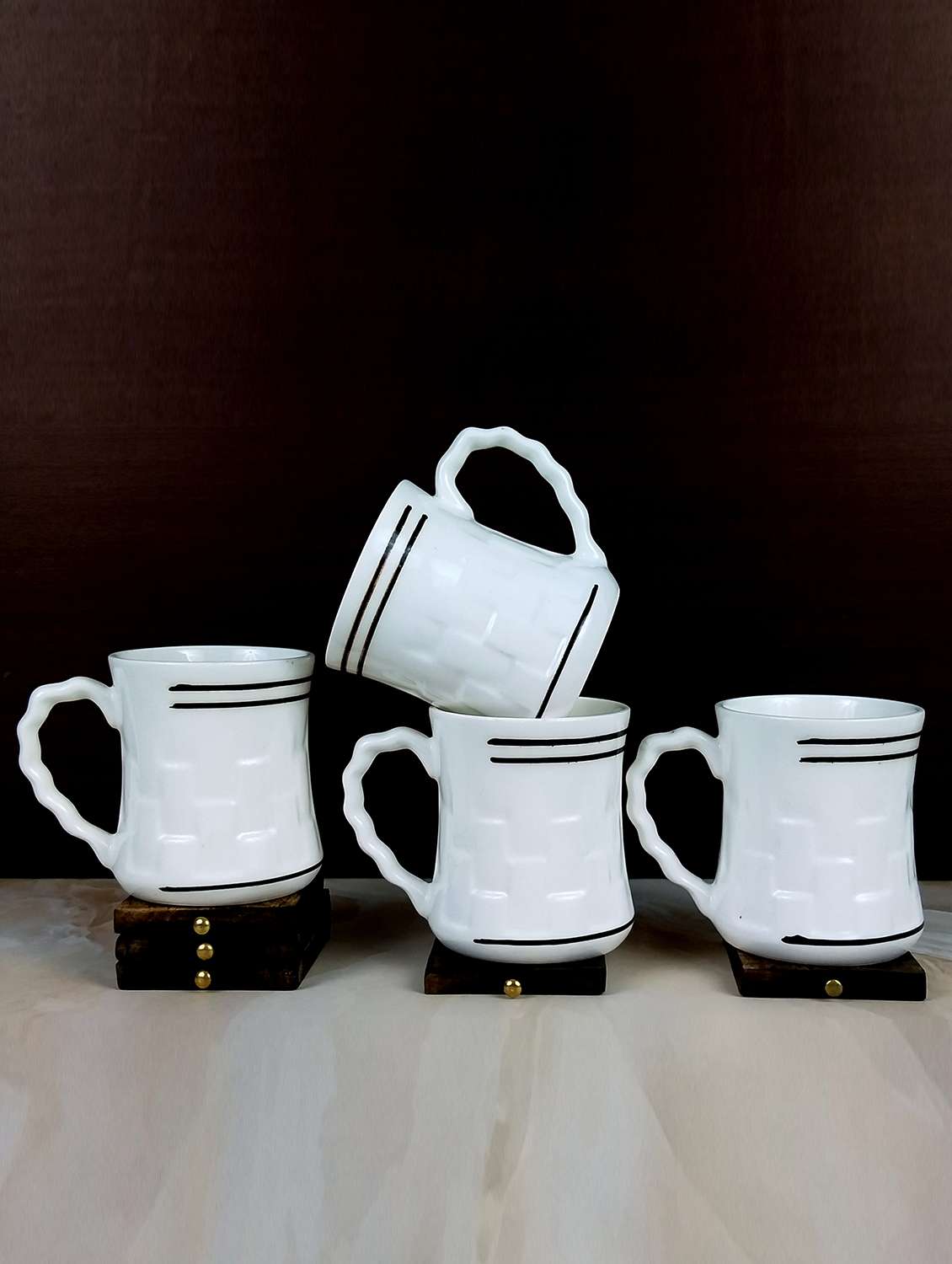  elegant mugs | coffee mugs | milk mugs | 4 mugs - 19944666 -  Standard Image - 1