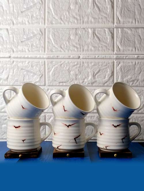 set of 6 cups | cupset | tea cups | ceramic - 19944668 - Standard Image - 0