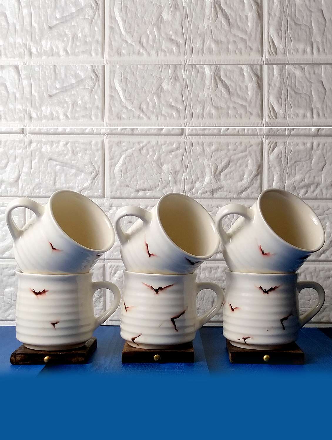set of 6 cups | cupset | tea cups | ceramic