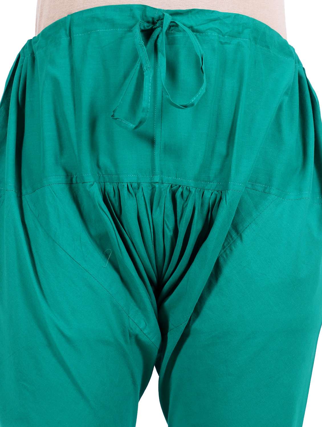 green cotton churidar - 19944693 - Standard Image - 4