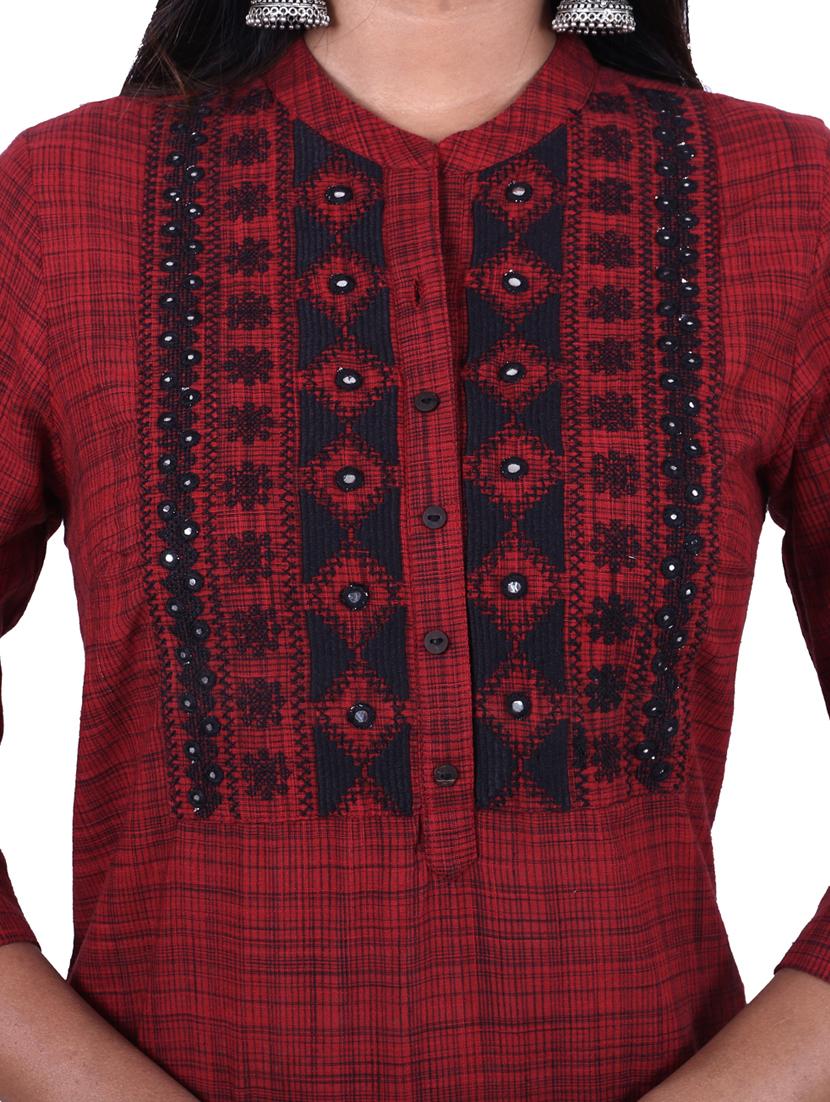 women's straight kurta - 19944717 - Standard Image - 4