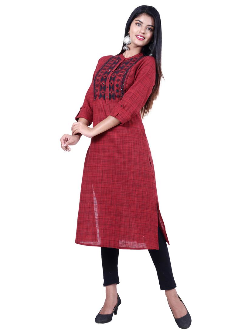 women's straight kurta - 19944753 - Standard Image - 1